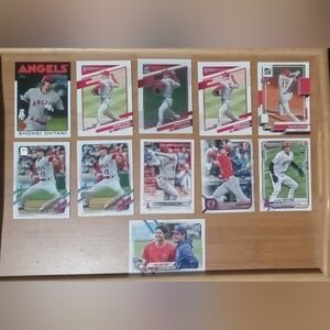 Shohei Ohtani Baseball Card Lot
